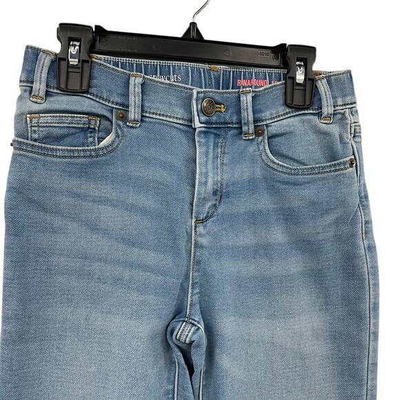 Crewcuts Runaround Style Light Wash Denim Elastic Waistband Jean Girls 12 - Picture 3 of 7